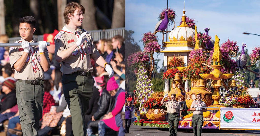 Scouter shares moments of watching son with cerebral palsy march in the Rose Parade