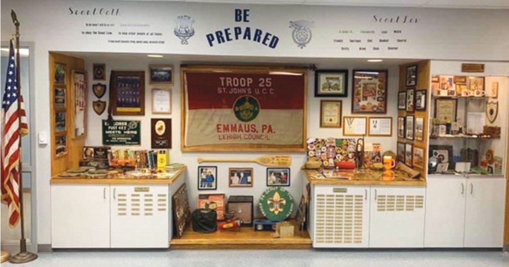 Pennsylvania troop builds museum in meeting place for its Scouting memorabilia
