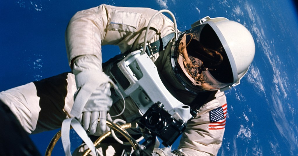 Merit Badge History: In 1965, NASA astronauts helped launch Space Exploration into orbit