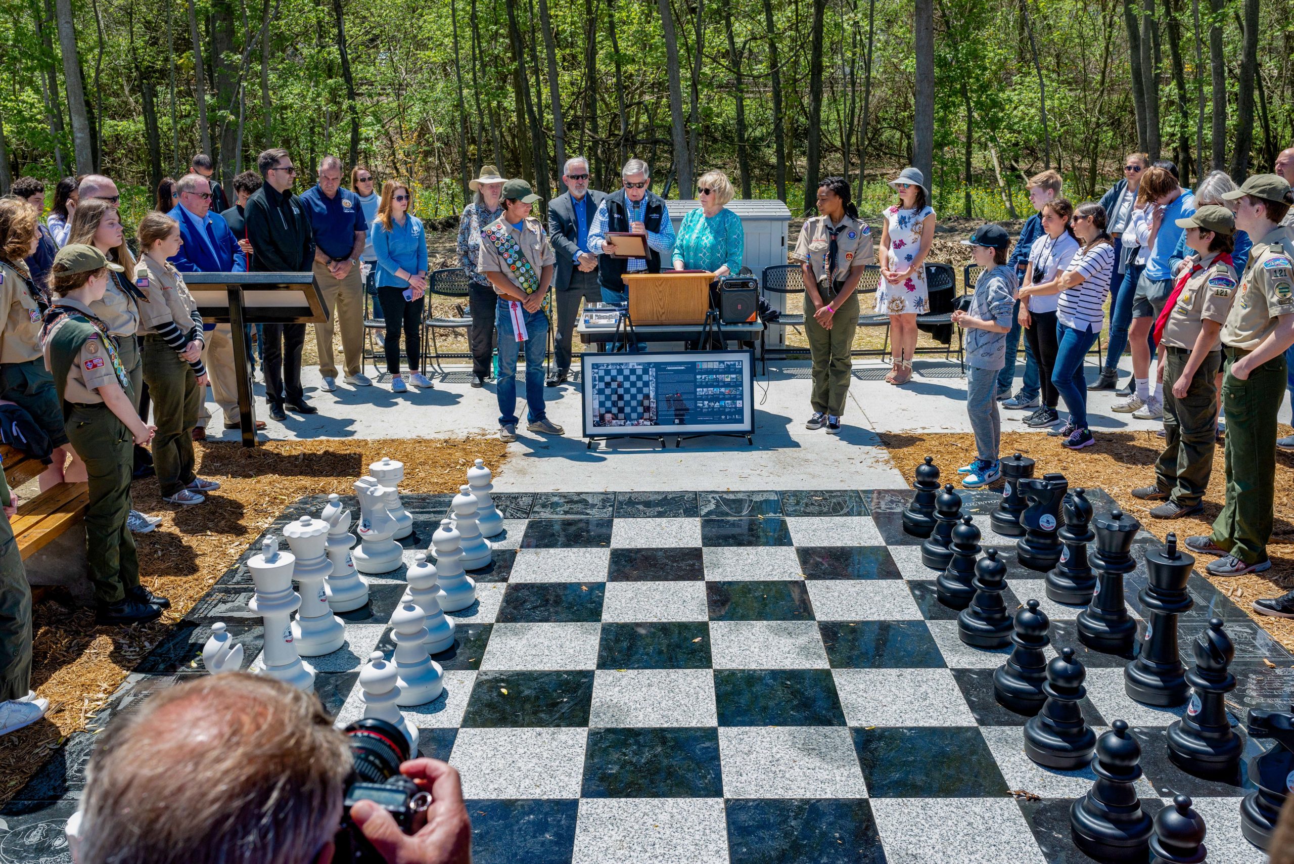 Checkmate! Eagle Scout’s chess project a win with community