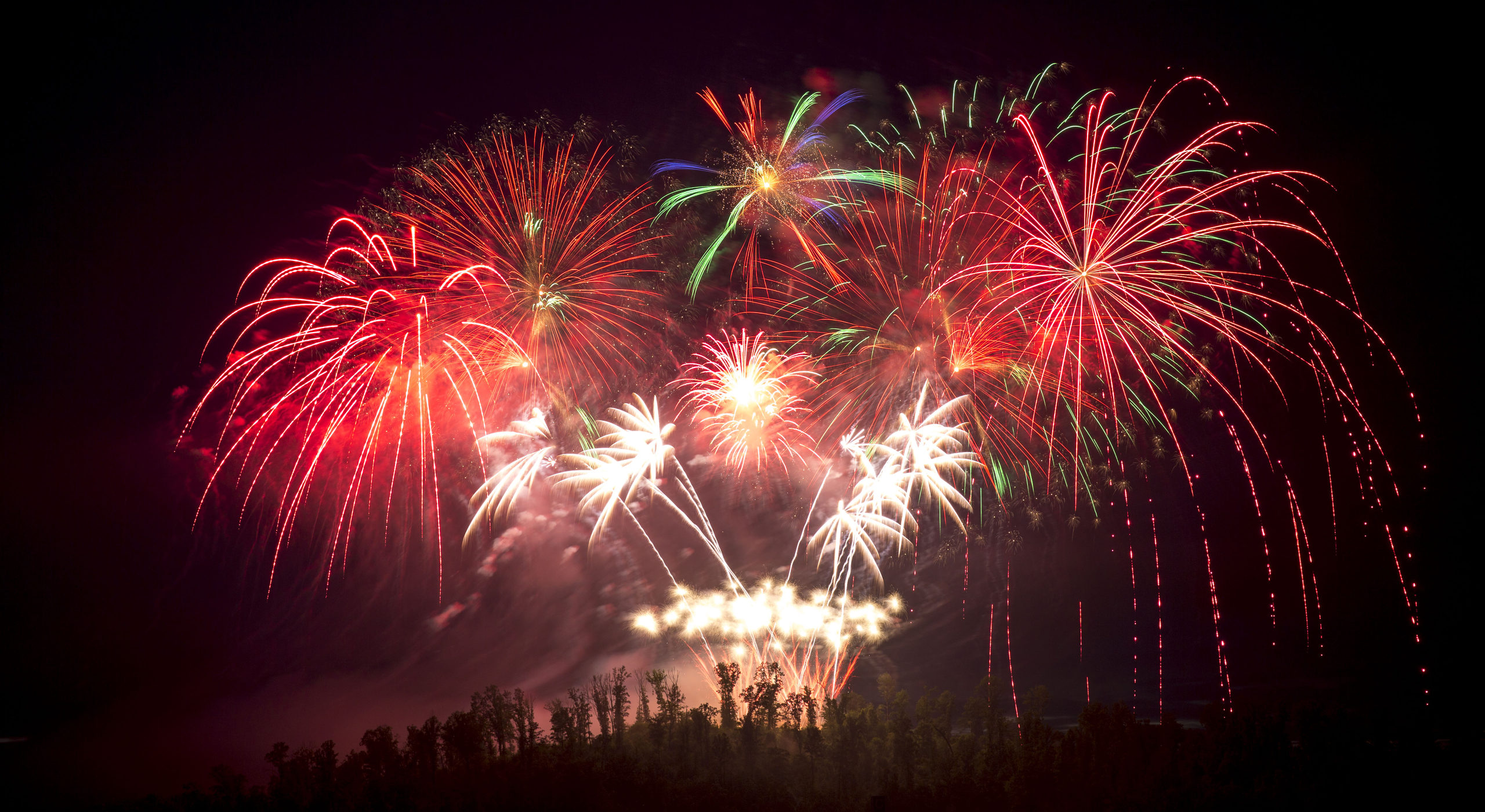 Enjoy these photos of fireworks from the National Scout Jamboree