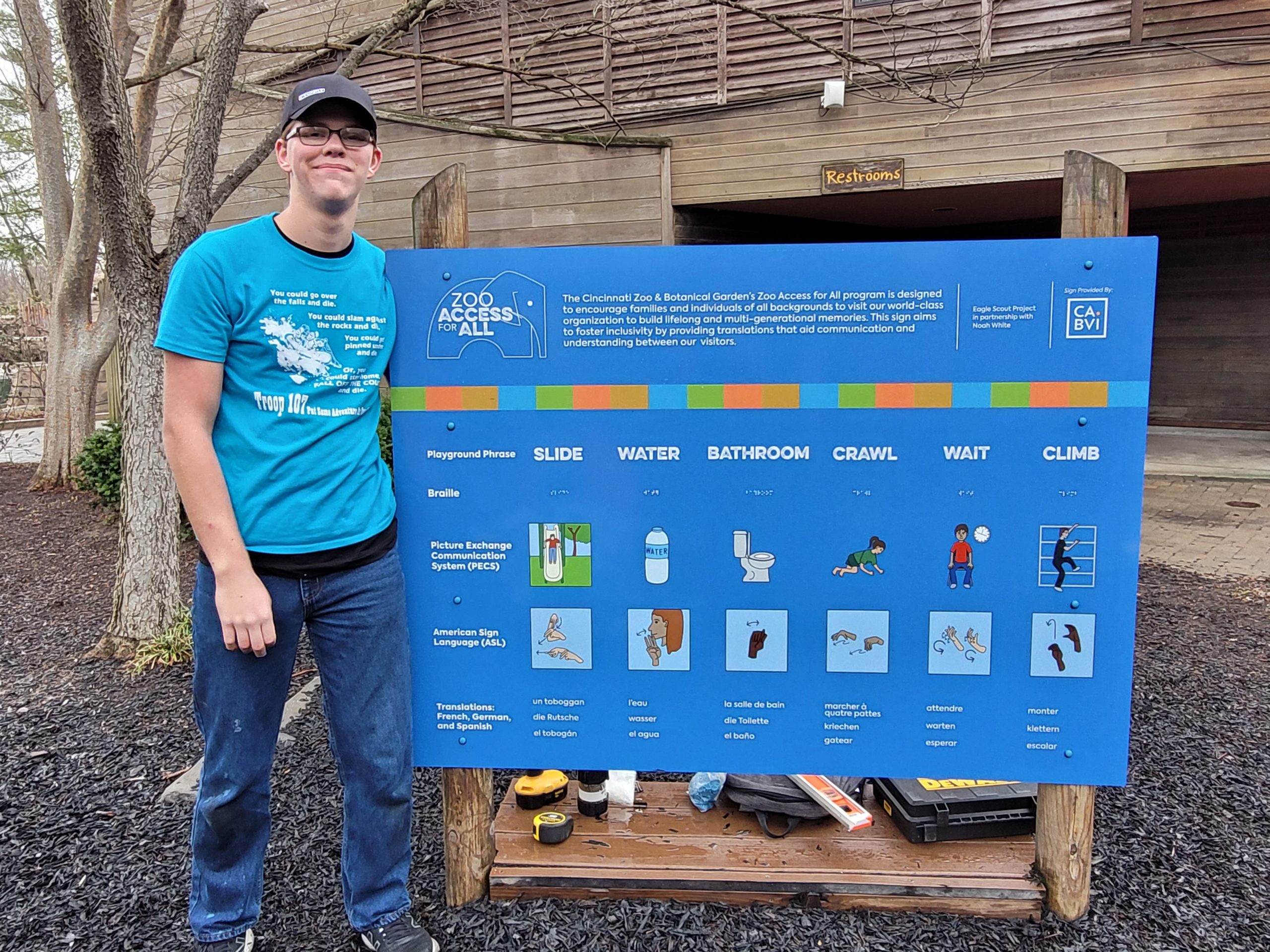 Eagle Scout project makes zoo more inclusive to those with disabilities